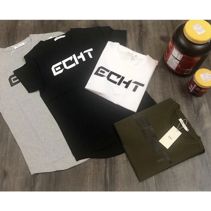 ÁO THUN THỂ THAO NAM, CO GIÃN 4 CHIỀU ECHT