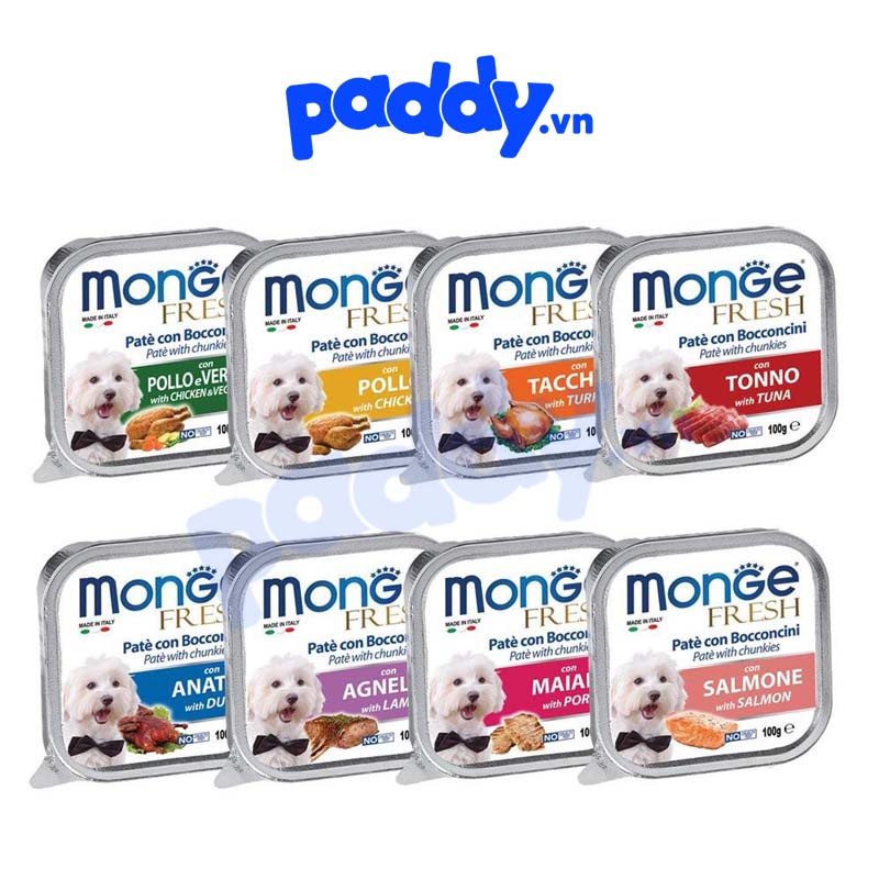 Pate Cho Chó Monge Nhiều Vị Thơm Ngon 100g