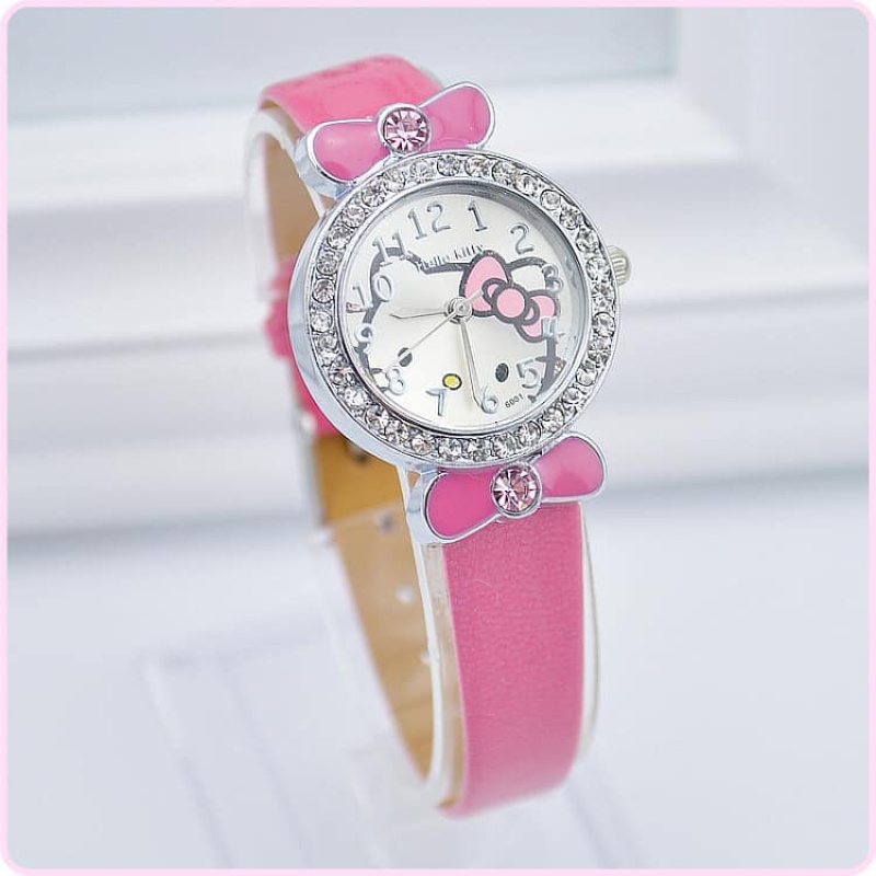 HDH6001 - Đồng hồ Kitty bé gái hàng nhập bán chạy
