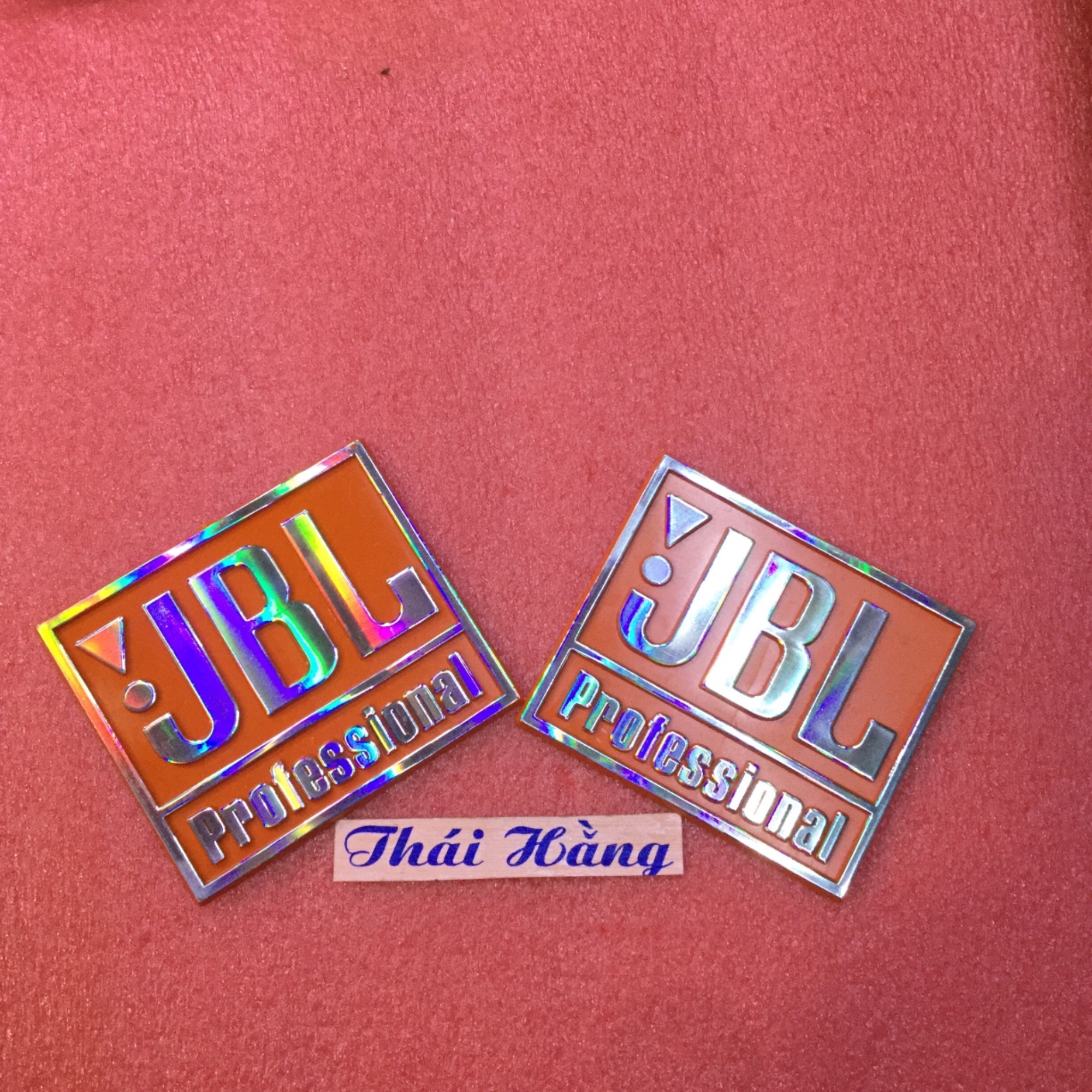 1 đôi tem loa JBL màu cam