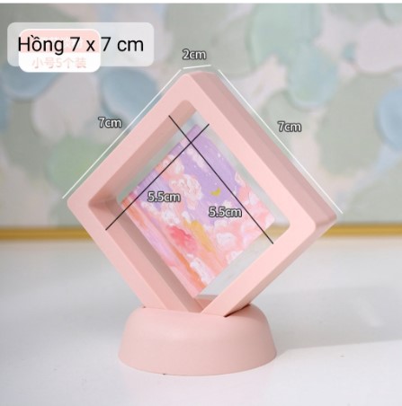 [KA04] Khung trưng bày huy hiệu, keyring, figure (tặng chân đế)