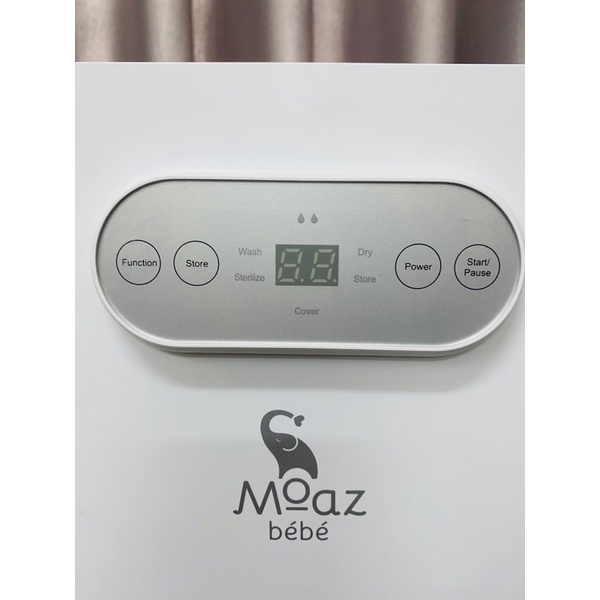 [Tặng balo voi] Máy rửa bình sữa và tiệt trùng Moaz bé bé mb-035