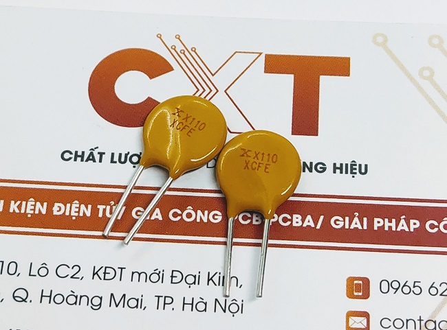 Rxef110 cầu chì tự phục hồi pptc 1.1a 72v dip