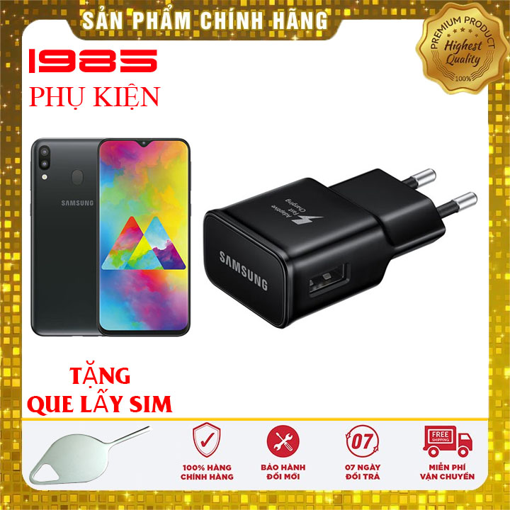 Cóc sạc nhanh đen samsung m20 chính hãng