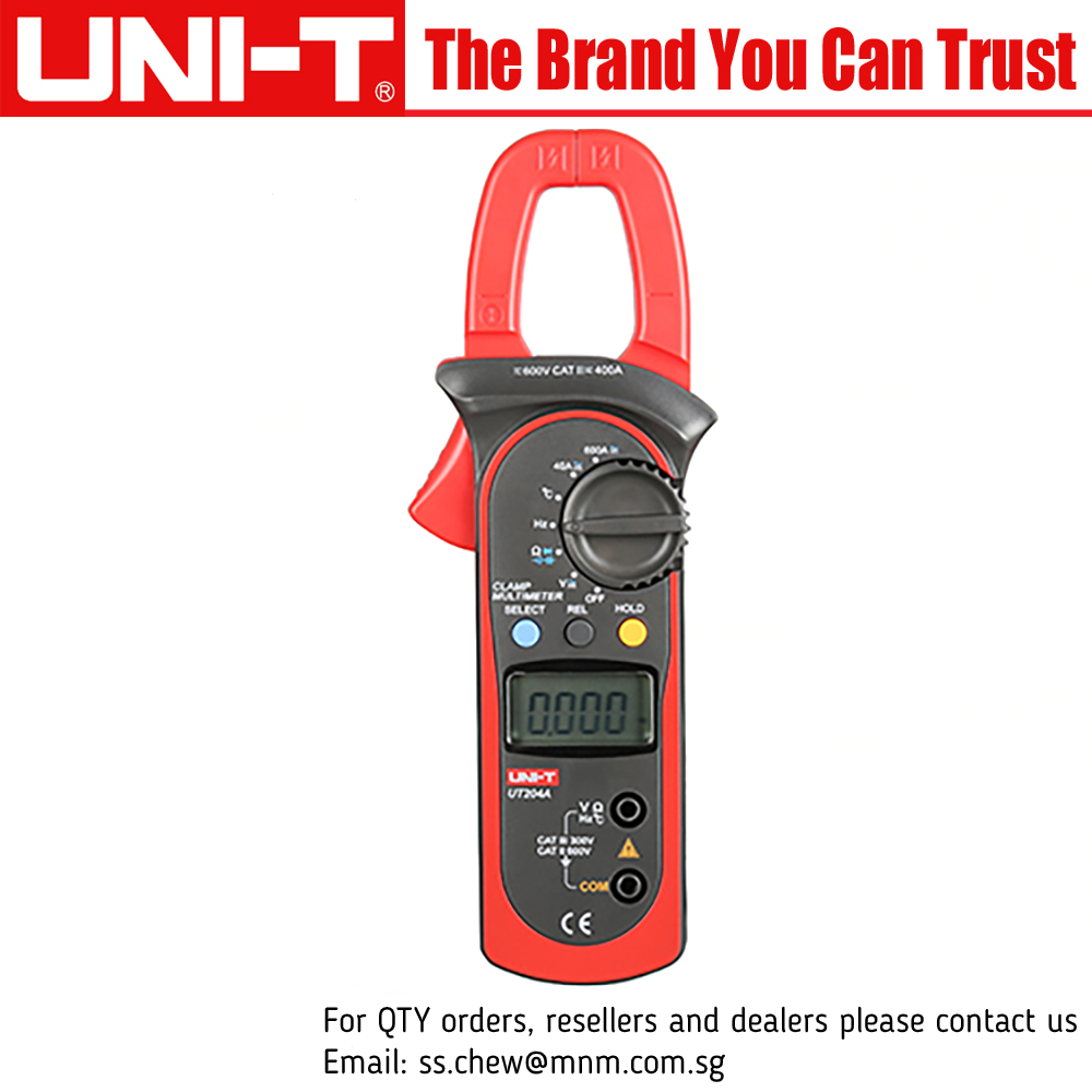 [HCM]UNI-T UT204A 400-600A Digital Clamp Meter