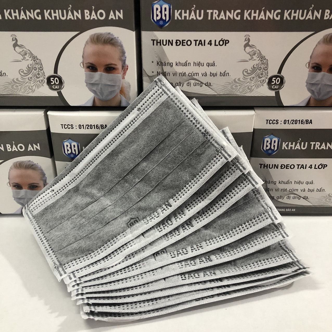 [HCM]Khẩu trang y tế 4 lớp (hộp 50c)