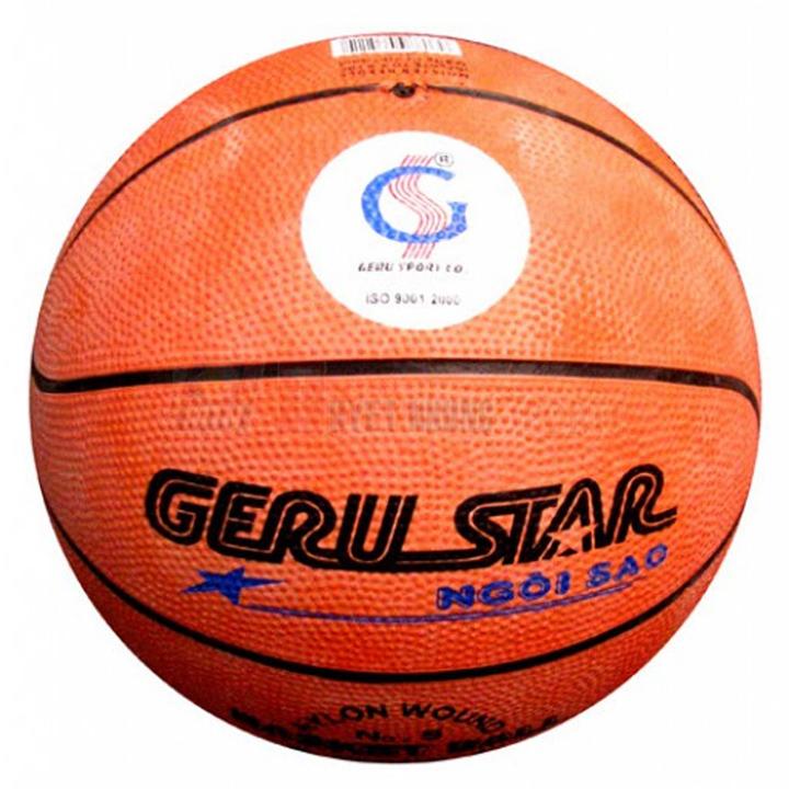 [HCM]Bóng rổ cao su cam Geru Star số 7