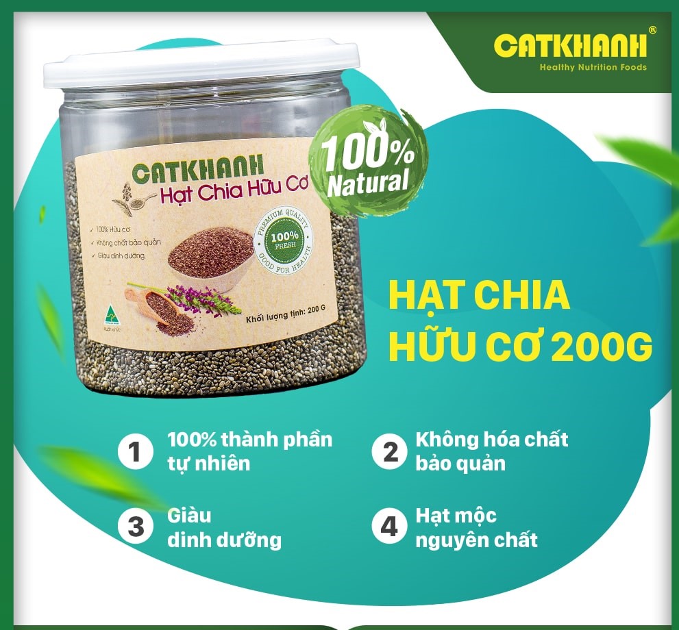 Hạt Chia Organic - Nhập Khẩu Úc