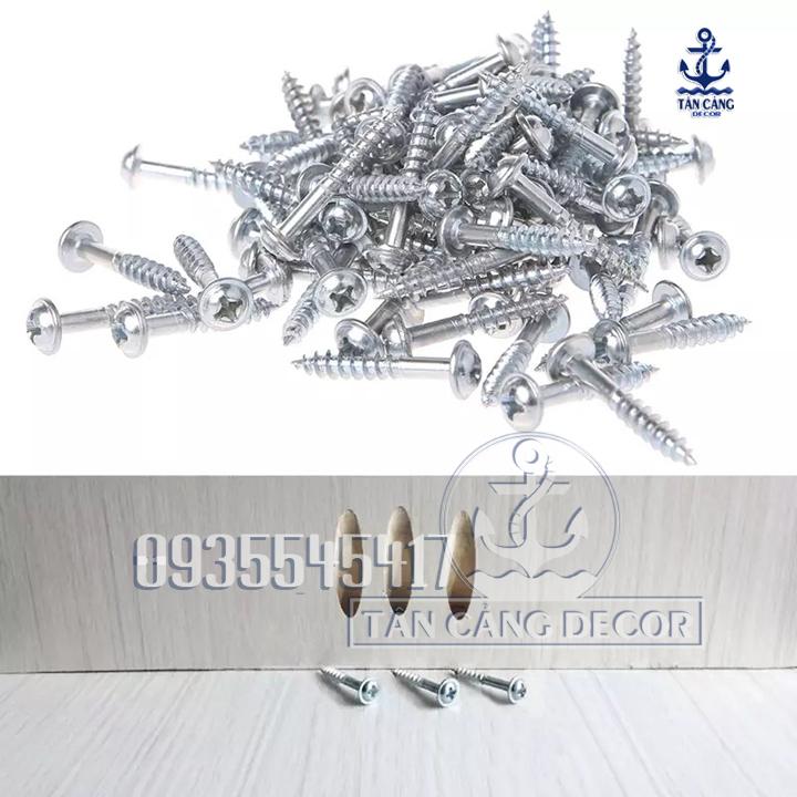 100 cái đinh vít khoan chéo WNEW ( Nhiều Kích Thước : 4 - 25 / 4 - 30 / 4 - 38 mm )