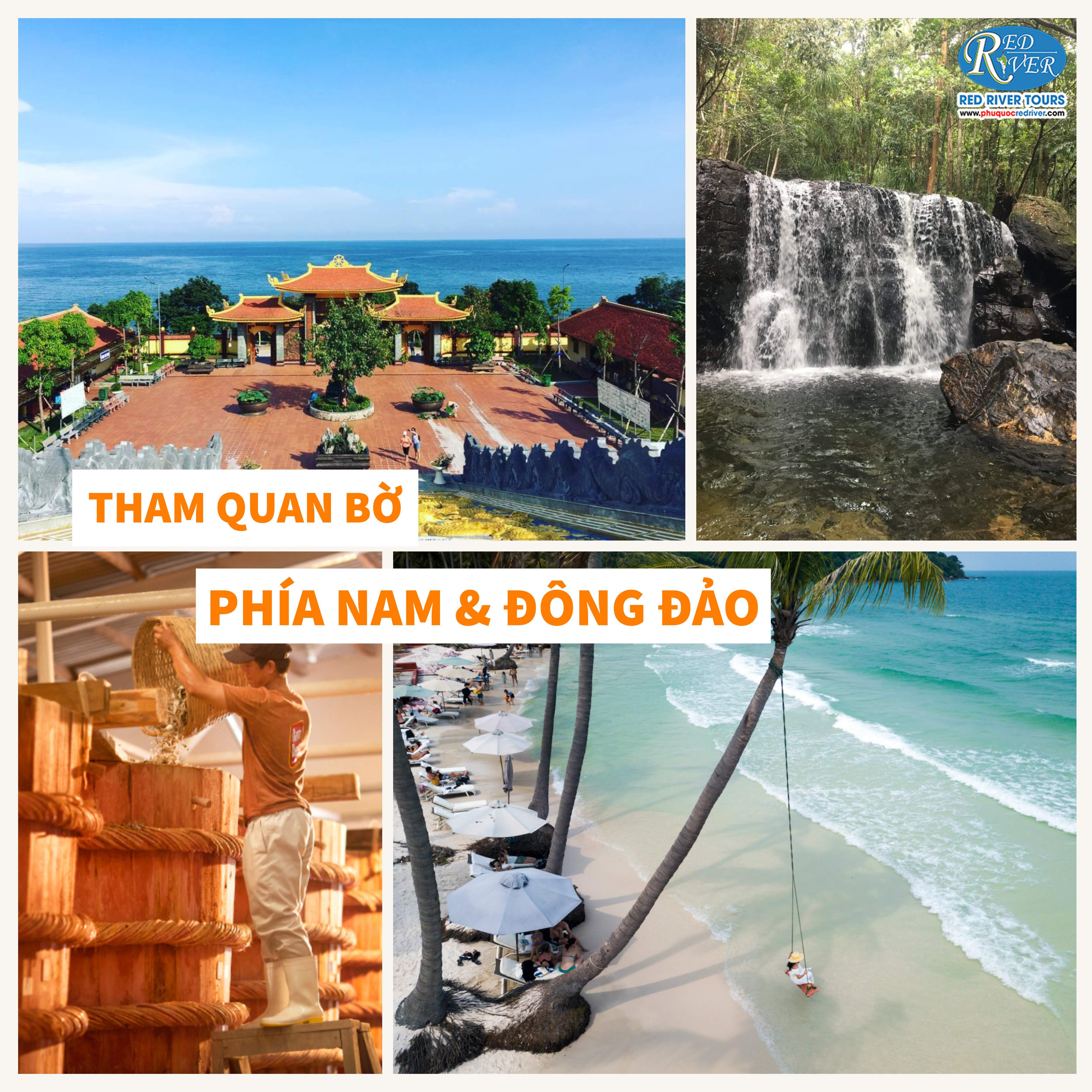 [PHÚ QUỐC] TOUR THAM QUAN BỜ NAM & ĐÔNG ĐẢO