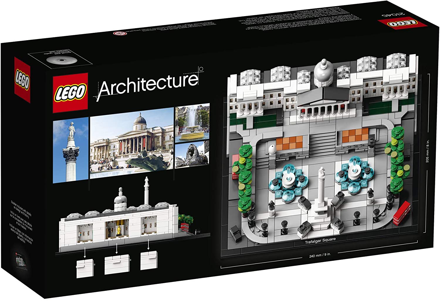 Bộ đồ chơi LEGO Architecture 21045 Trafalgar Square Building (1197 mảnh)