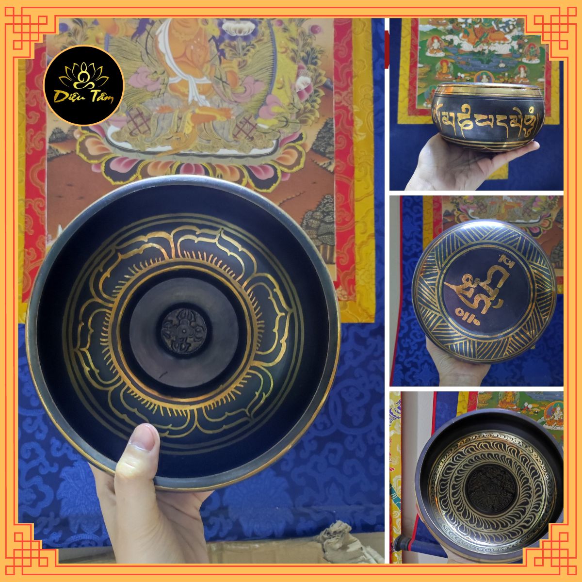 Feng Shui Church Tibetan rotating Bell