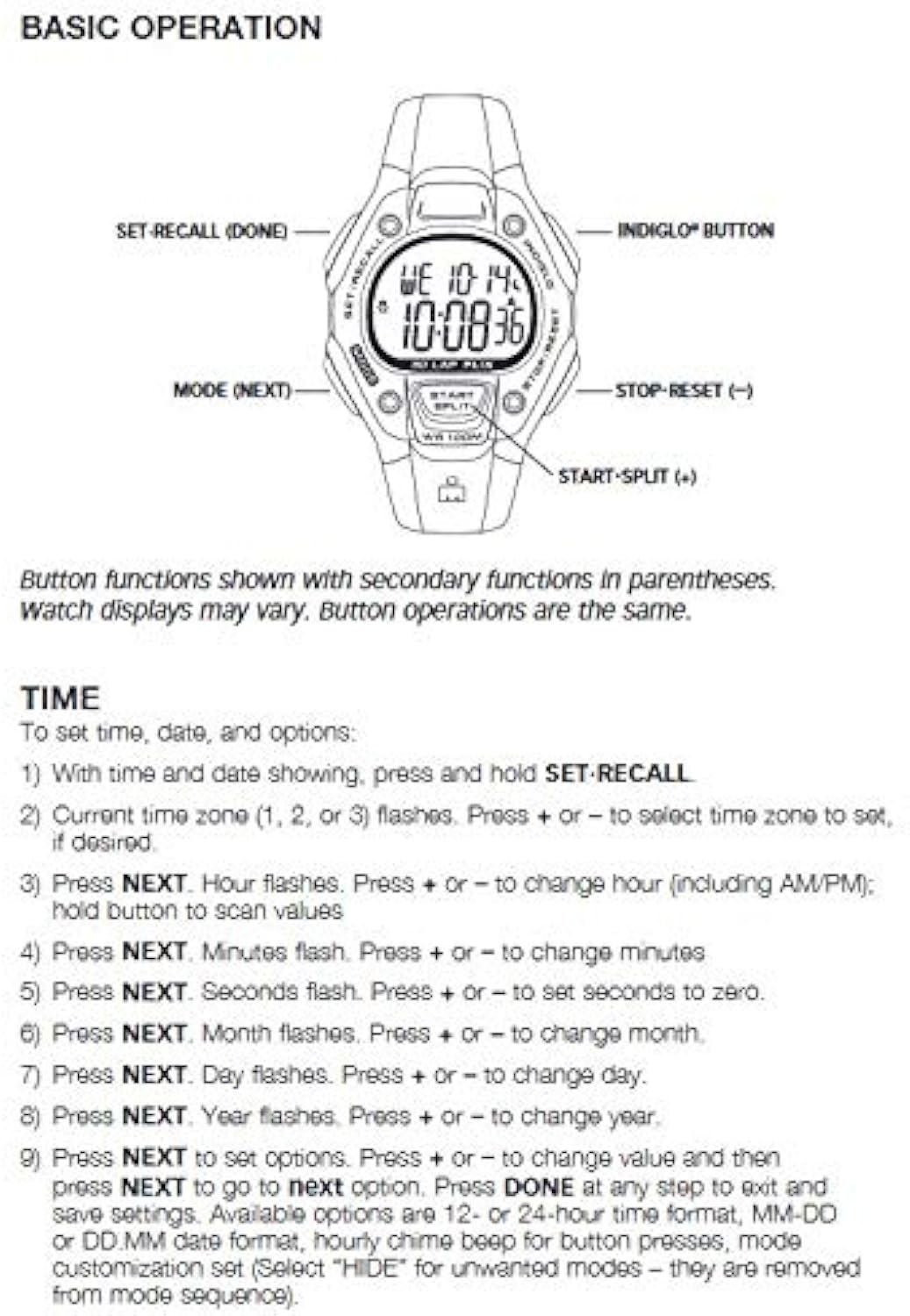 Đồng hồ thể thao Timex Ironman Classic 30 38mm