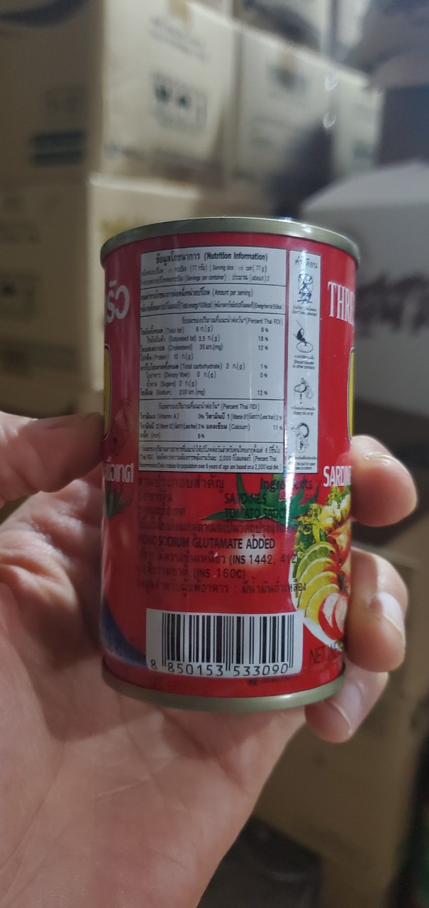 Cá Hộp Ba Cô Gái lon 155g