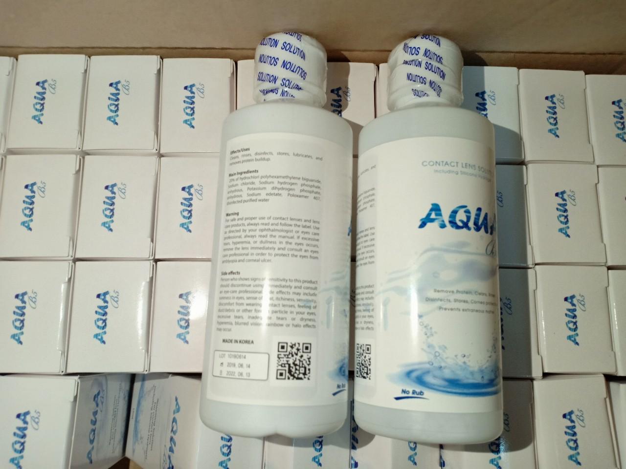 Contact lens solution Aqua 150ml ( 2 bottles )