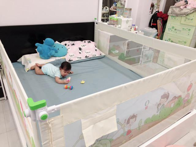 Thanh chắn giường dài 2M cho bé cao 90 cm