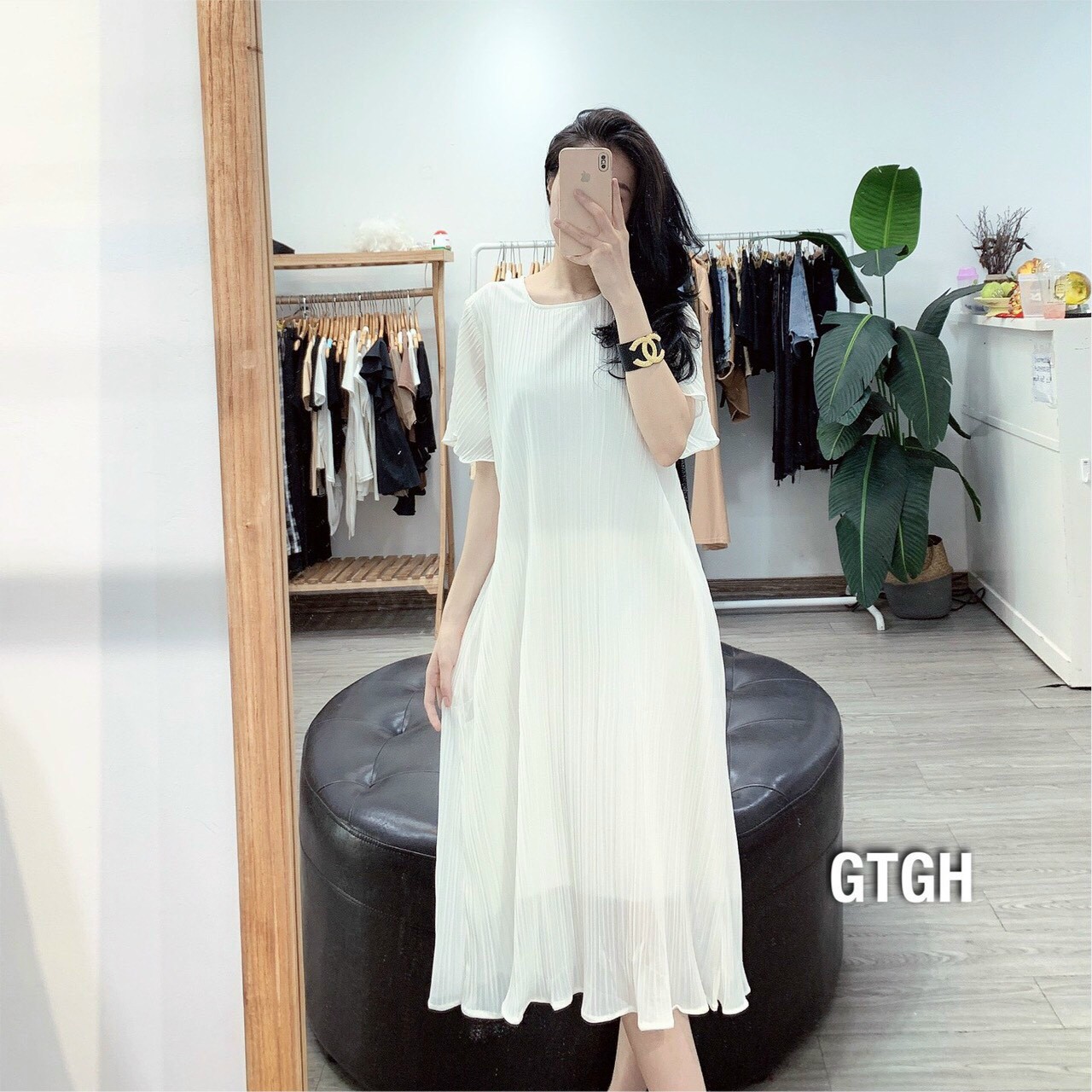 Váy Thun Nữ Cổ Polo Ngắn Tay Dáng Suông Dài Phong Cách Ulzzang Thời Trang  Sugal VAY NU 052  MixASale