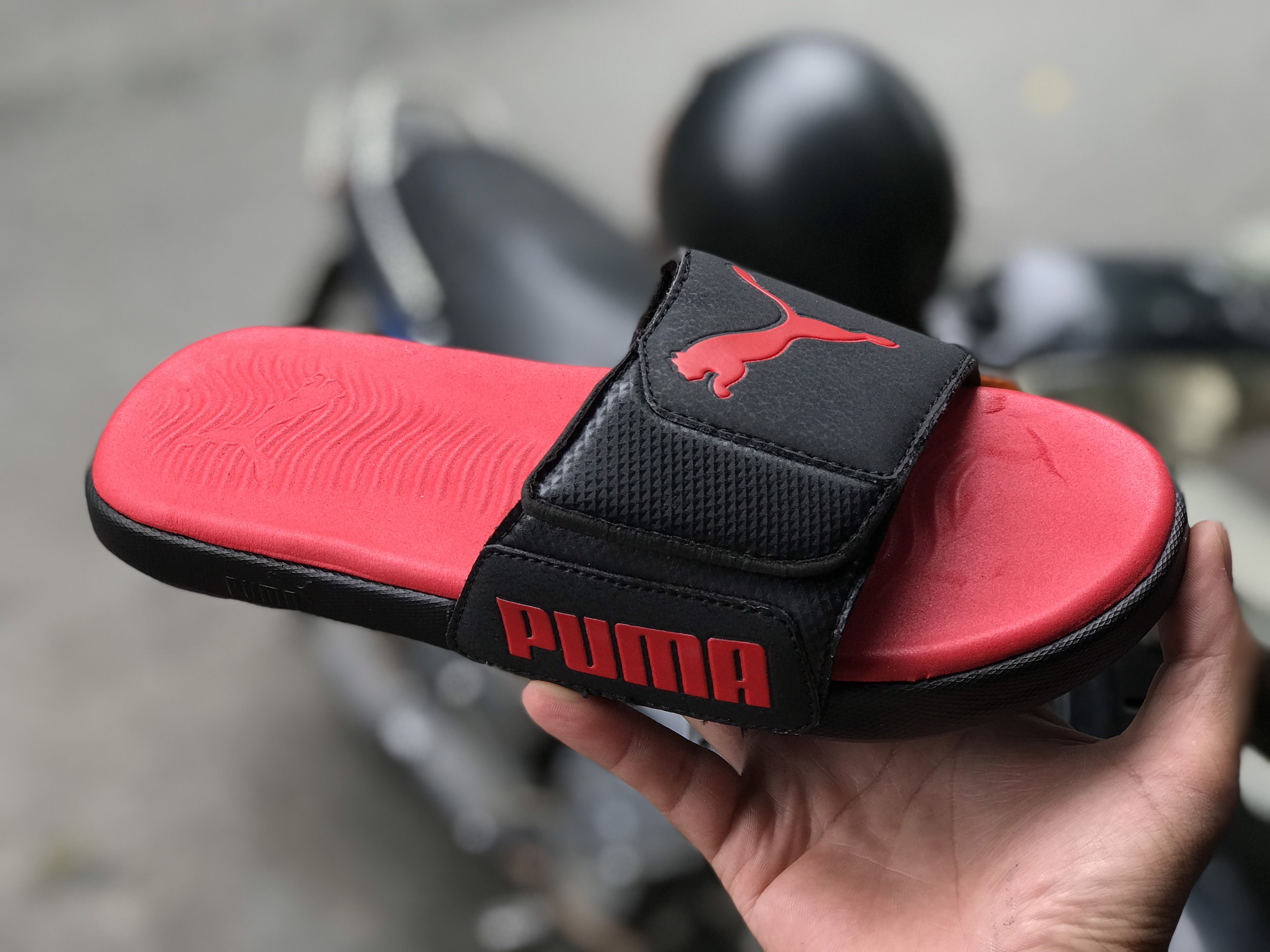 Dép PUMA quai ngang dán xé nhẹ êm
