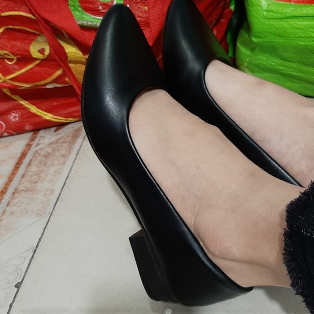 Giày búp bê cao 2p da mềm(khách muốn đi thoải mái chọn tăng size)