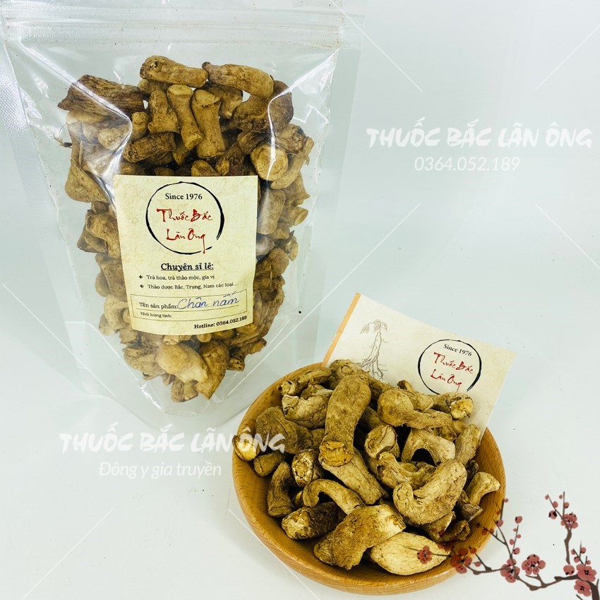 Chân nấm hương khô 100g, châm nấm to, thơm, sạch, dùng làm ruốc, chà bông, nấu món chay, thơm ngon