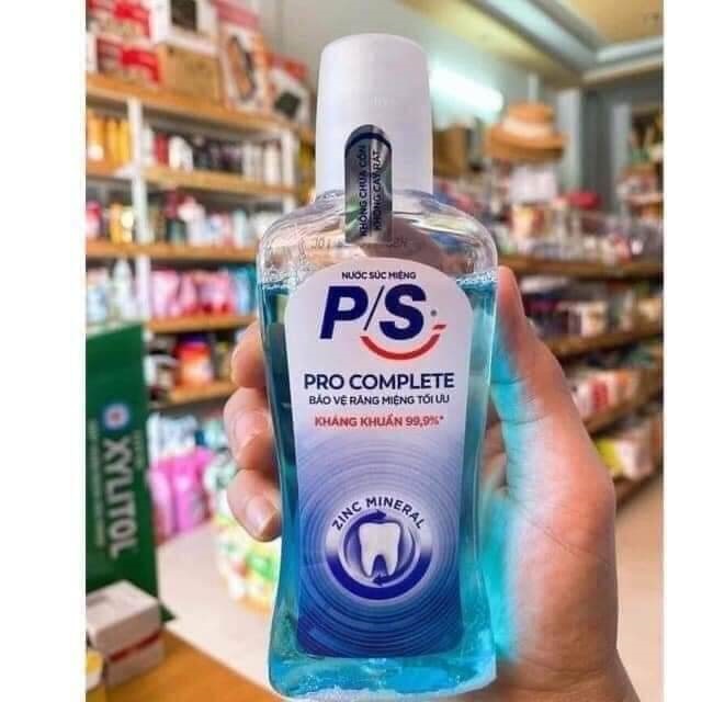 [2 CHAI] NƯỚC SÚC MIỆNG P/S KHÁNG 99,99% VI KHUẨN 130ML