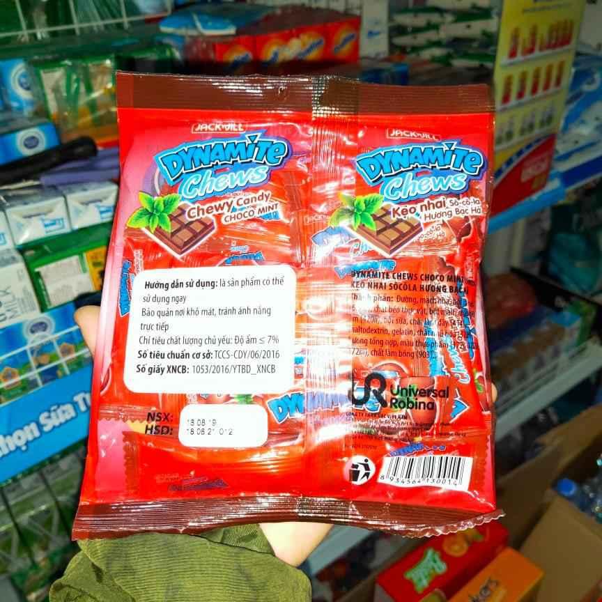 Kẹo socola Dynamite Chews hương bạc hà gói 125g