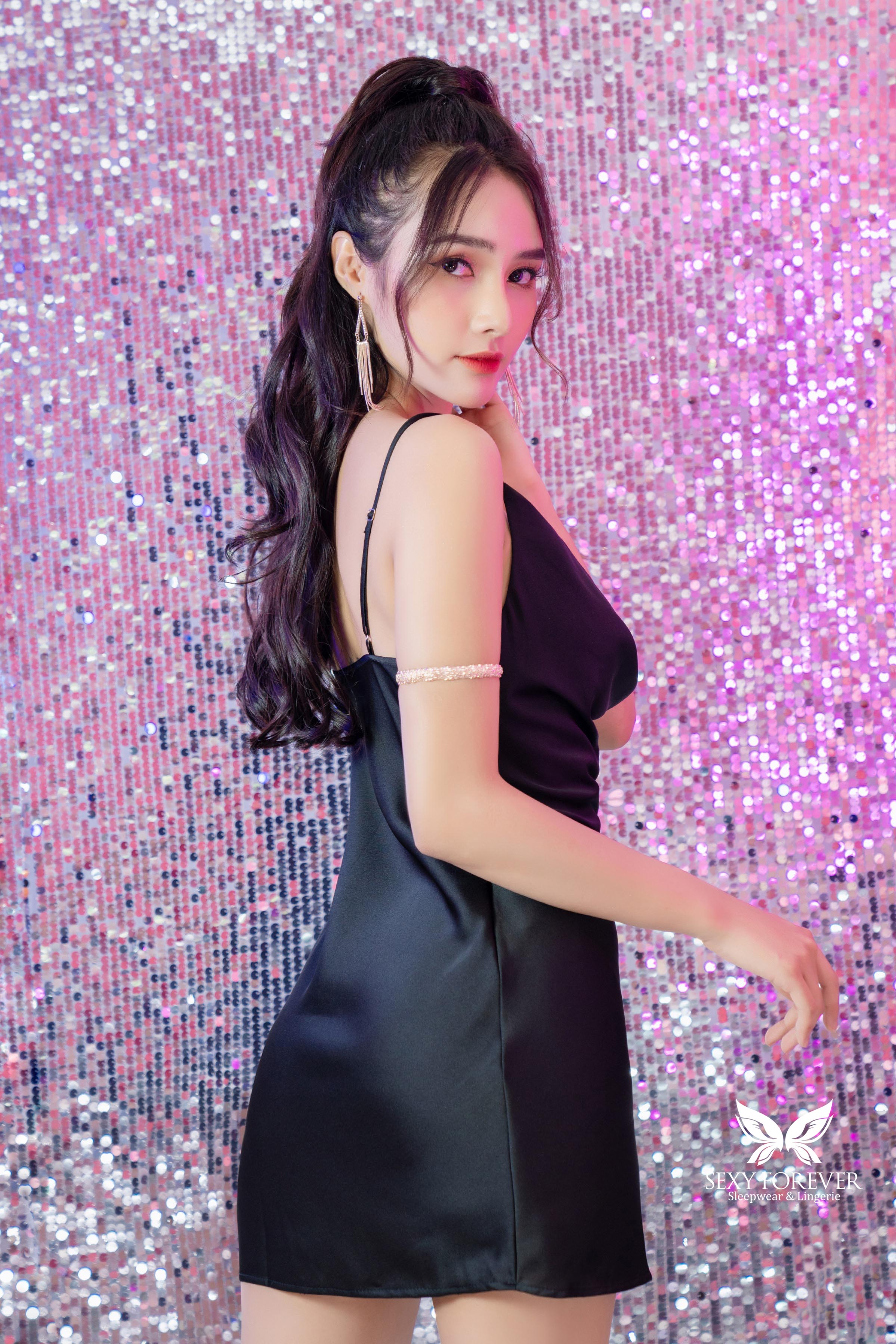 [HCM]Sexy Forever Váy ngủ cao cấp Lila