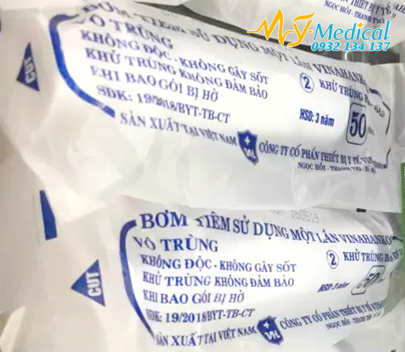 [HCM]Bơm tiêm y tế cho ăn 50ml/cc Vinahankook