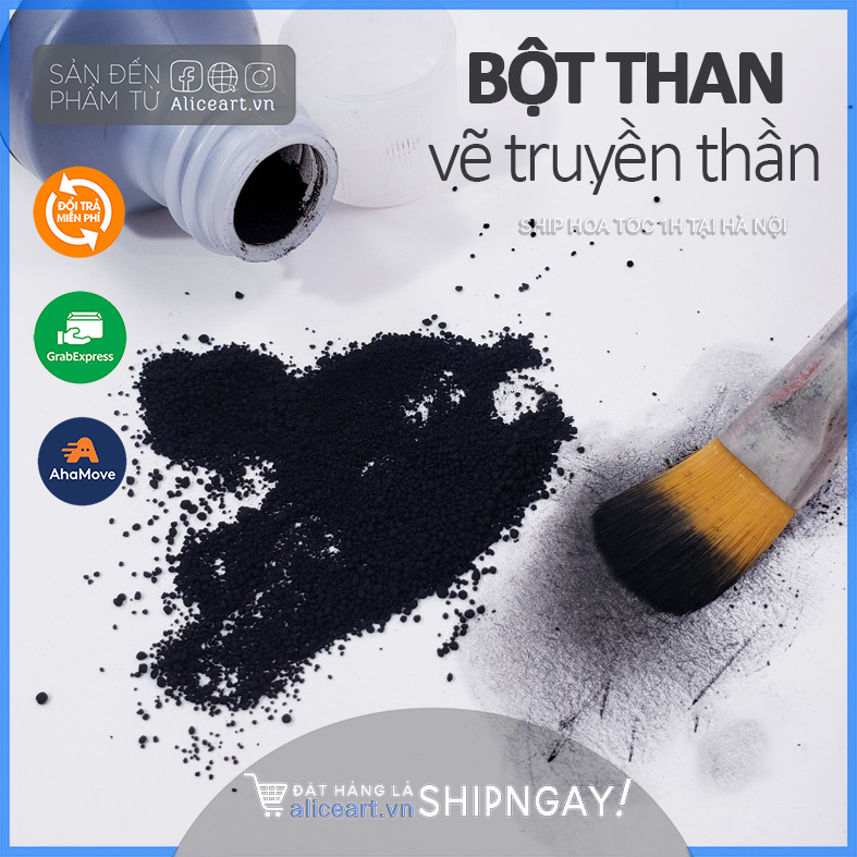 Bột than vẽ truyền thần, chân dung, vẽ truyện tranh, mỹ thuật -