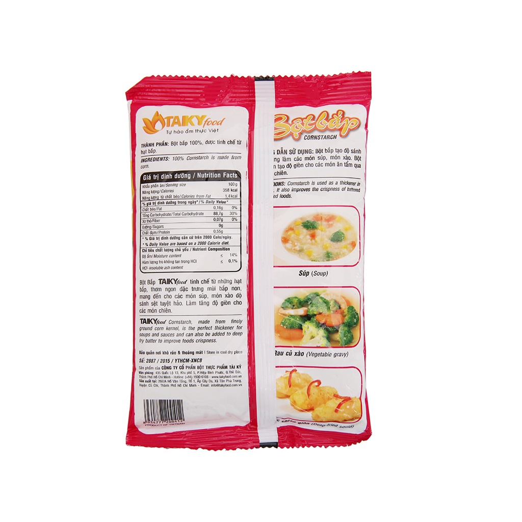 [Combo 5 gói] Bột bắp (bột ngô) Tài Ký 150g