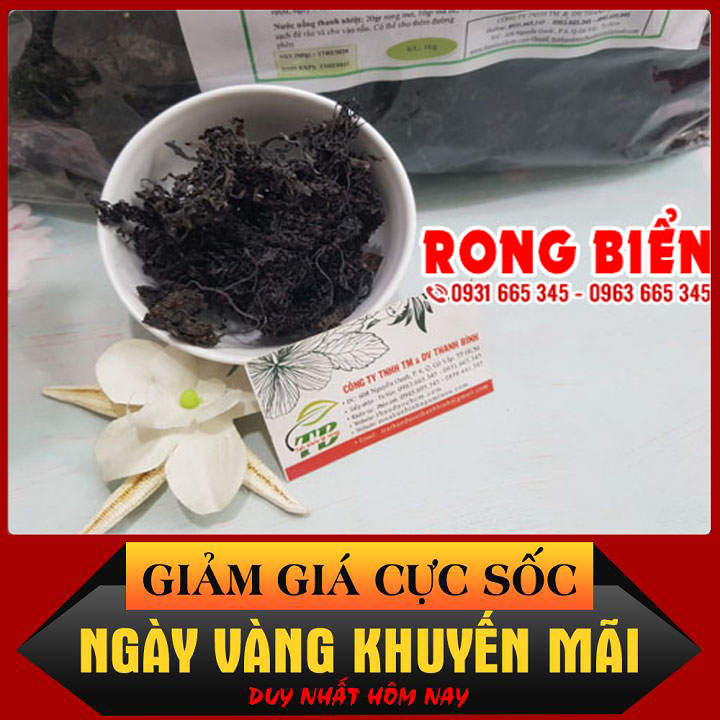 Rong Biển Sấy Khô 500G Nấu Nước Sâm Hàng Cty Chất Lượng - Thảo Dược Thanh Bình