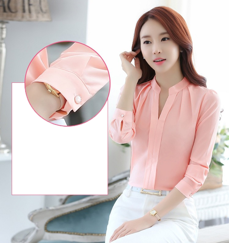 [HCM]Áo Sơ Mi Voan Cổ Tàu - NTT
