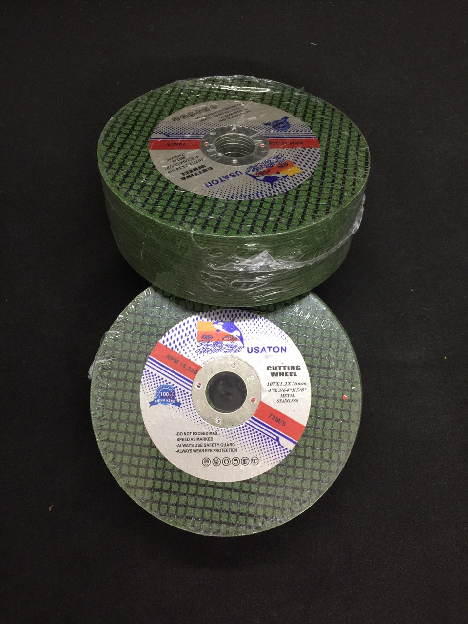Hộp đá cắt sắt,đá cắt inox phi 100 USATON 50 lưỡi- lưỡi cắt inox,lưỡi cắt sắt