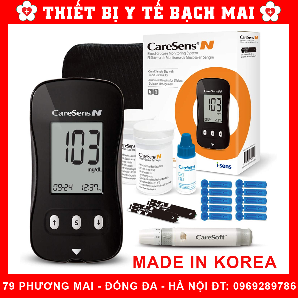 Máy Đo Đường Huyết CareSens N