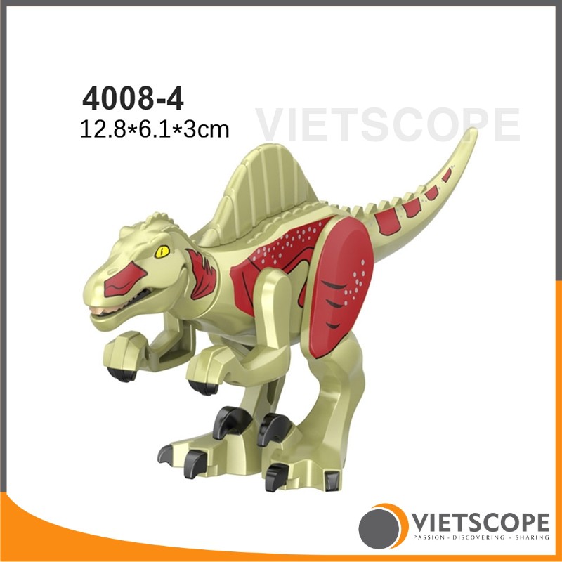 [HCM]Lắp ráp khủng long Jurassic World - Non lego - 4008