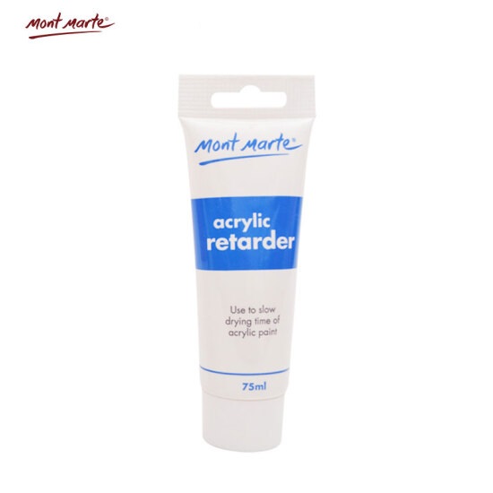 [HCM]DUNG DỊCH PHA MÀU MEDIUM ACRYLIC MONT MARTE GLOSS / MATT / RETARDER TUÝP 75 ML