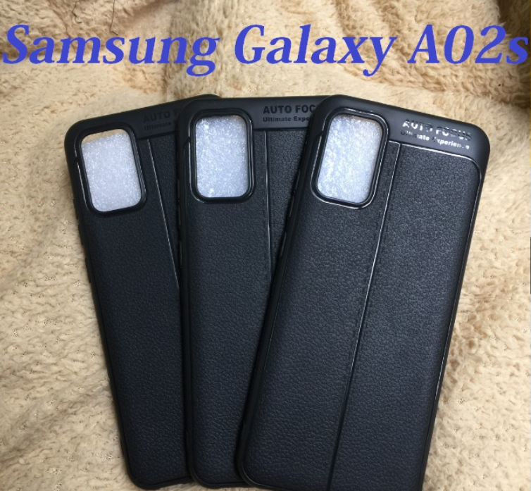 Ốp lưng Samsung Galaxy A02s autofocus giả da chống sốc