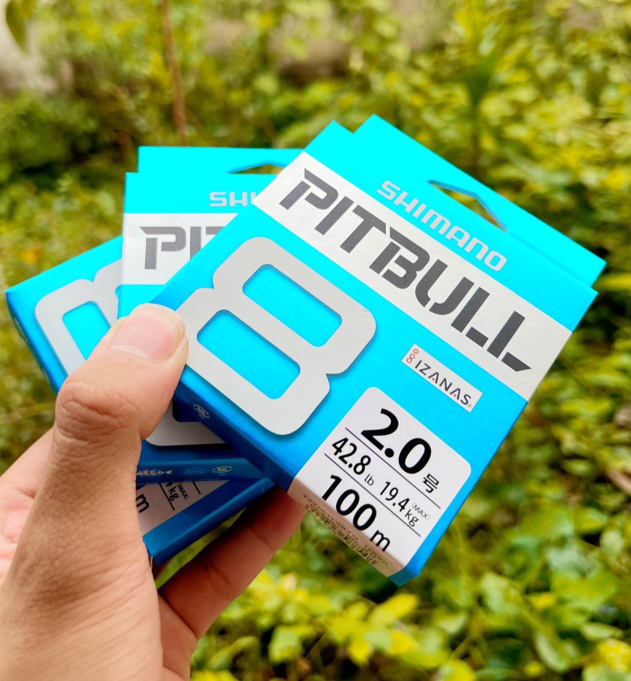 Dù Câu Cá PE Shimano PITBULL x8 100 m
