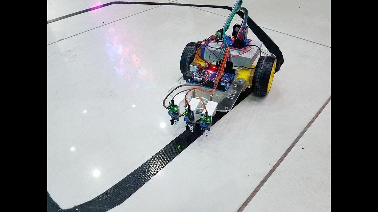 Combo robot dò đường