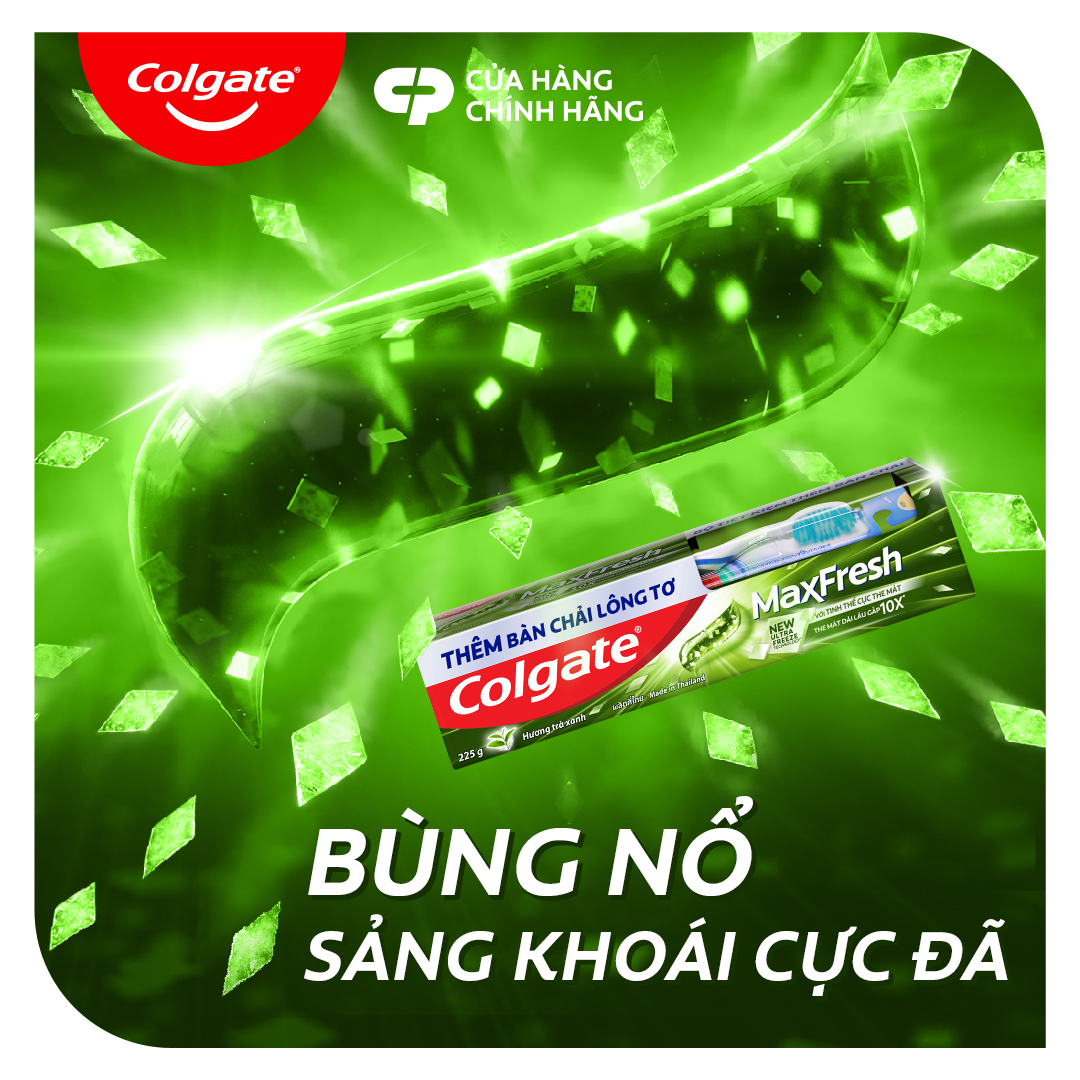 [Chỉ 4.4_Áp 2 tầng Voucher giảm đến 30%] Kem đánh răng Colgate Maxfresh hương bạc hà the mát 180g/tuýp