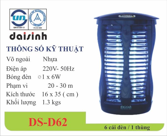 Đèn Diệt Côn Trùng Đại Sinh DS-D62