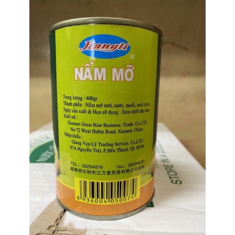 NẤM MỠ ĐÓNG LON 400G