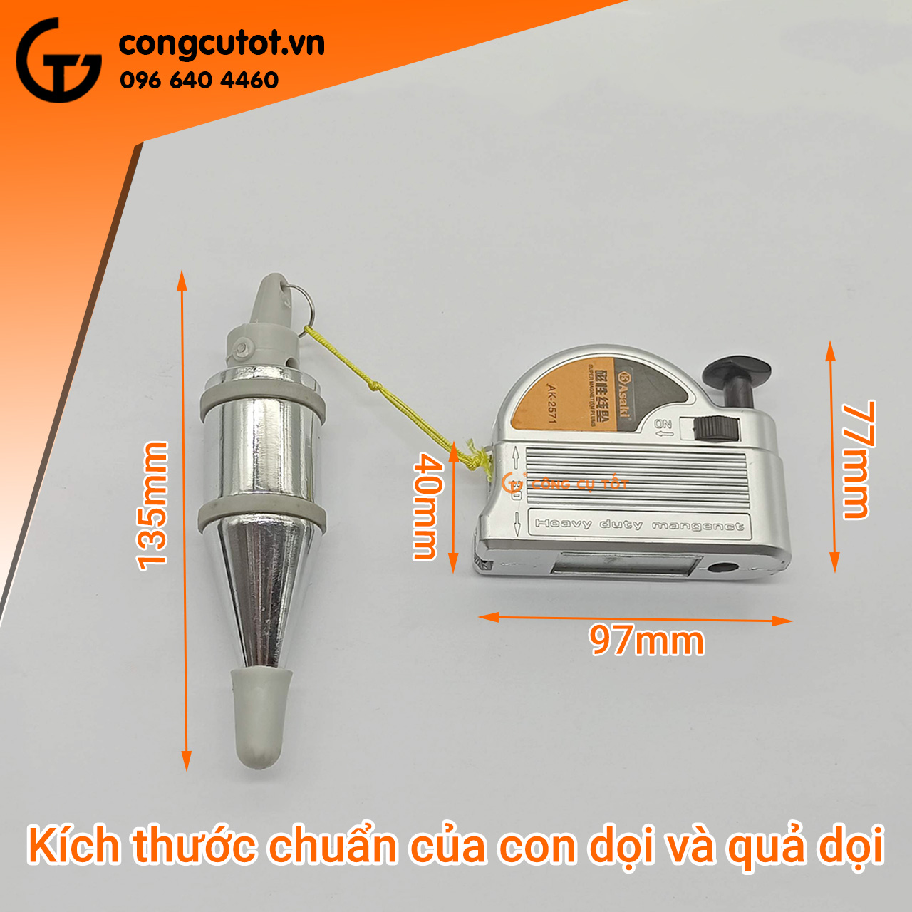 Quả dọi Asaki AK-2572,  AK-2571
