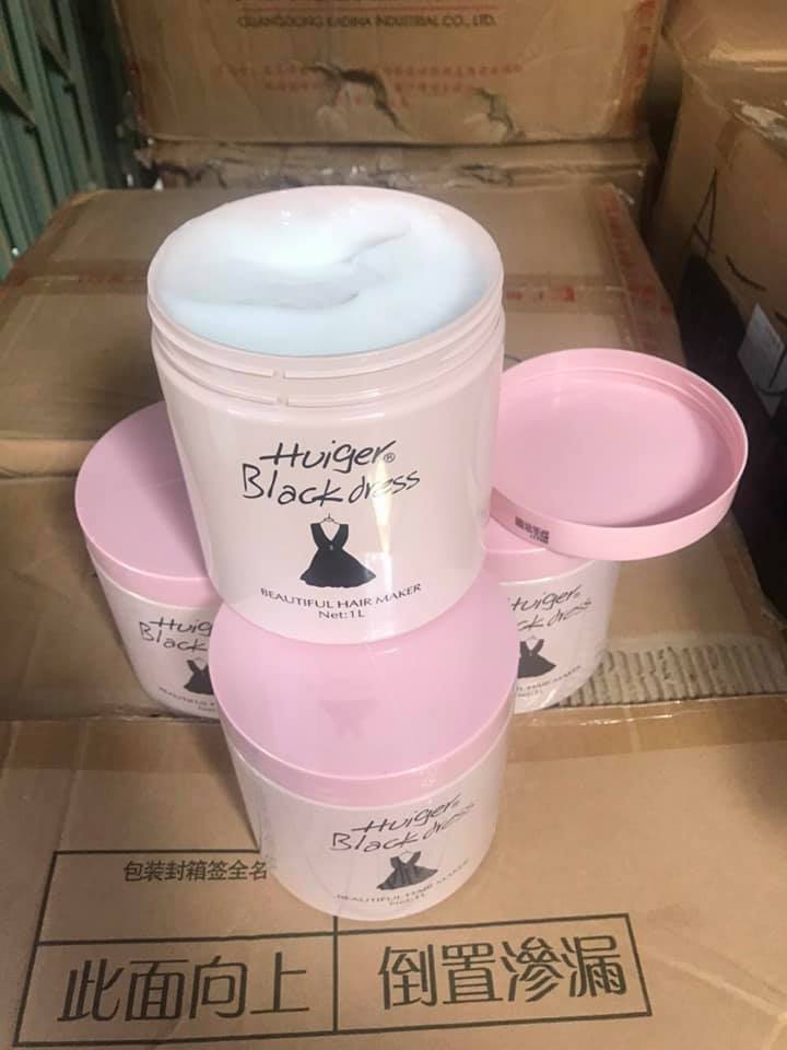 [ Tặng Mũ Ủ ] Kem Hấp Ủ Xả Huiger Black Dress 1000ml