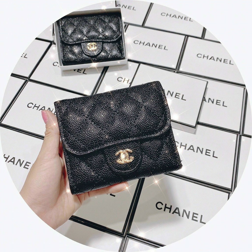 Ví Channel mini cầm tay fullbox size 12cm