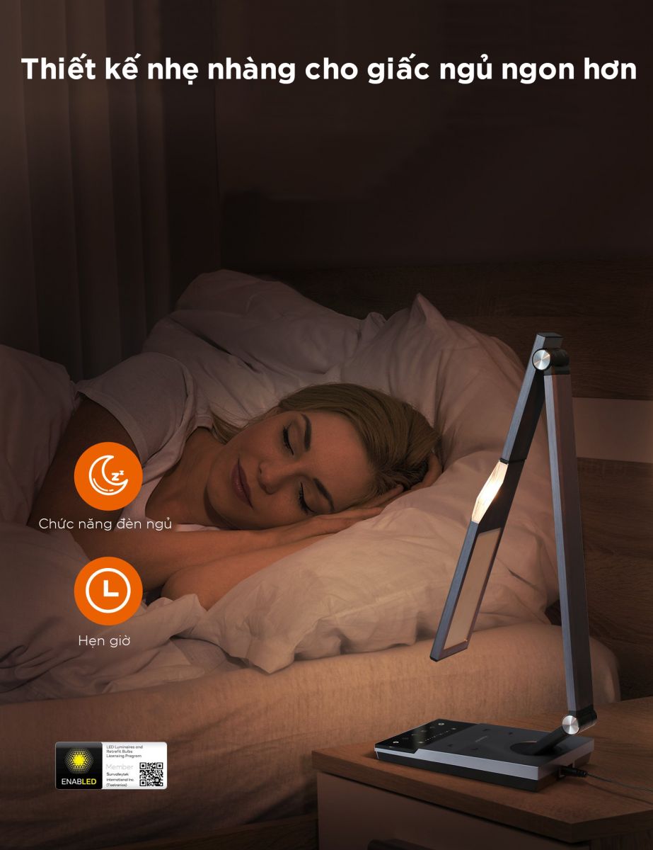 Đèn bàn LED Taotronics TT-DL050 - Hàng Chính hãng