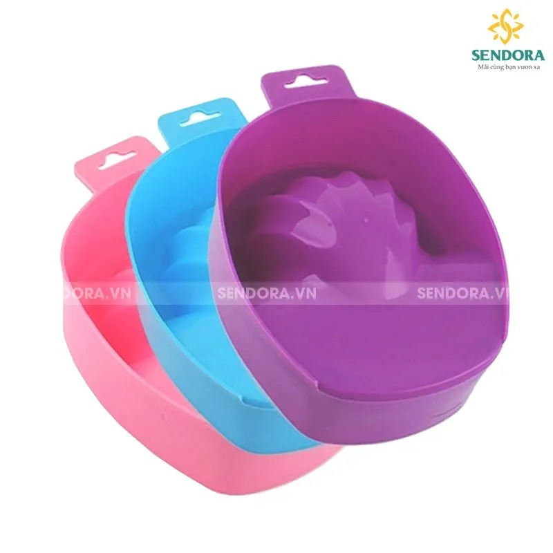 Chén ngâm móng tay làm nail - nhựa pvc tốt
