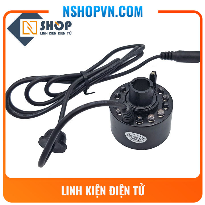 Đầu phun sương siêu âm 24vdc 12 led 16w, 20w, 25w