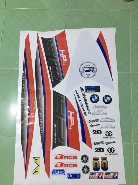 Tem exciter 150 hp4 xanh đen