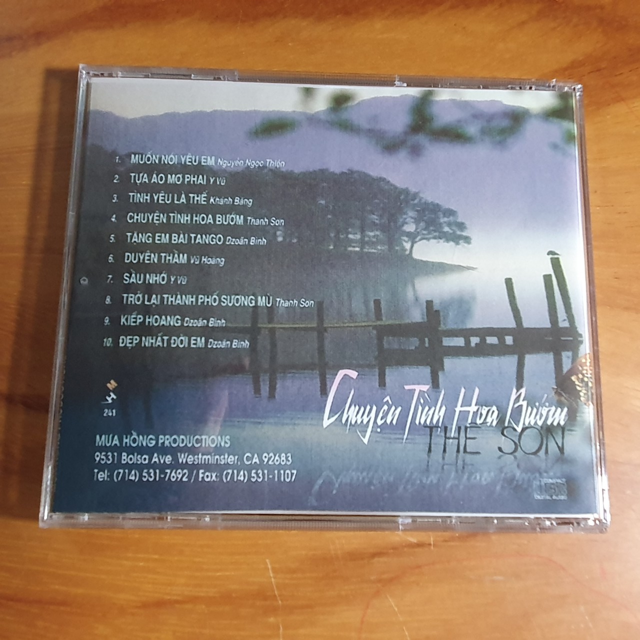 [MDCD] Bộ 5 Đĩa CD phôi PHONO Thế Sơn Chọn Lọc
